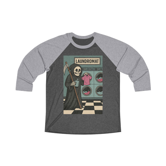 Death at the Laundromat Raglan Tee