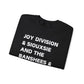 Vintage Goth Band Sweatshirt - Joy Division & The Cure Inspired Unisex Crewneck