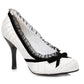406-DOLL Ellie Shoes 4" Heel Satin Pump With Velvet Bow. 4 INCH HEEL PUMPS SALES 4 IN