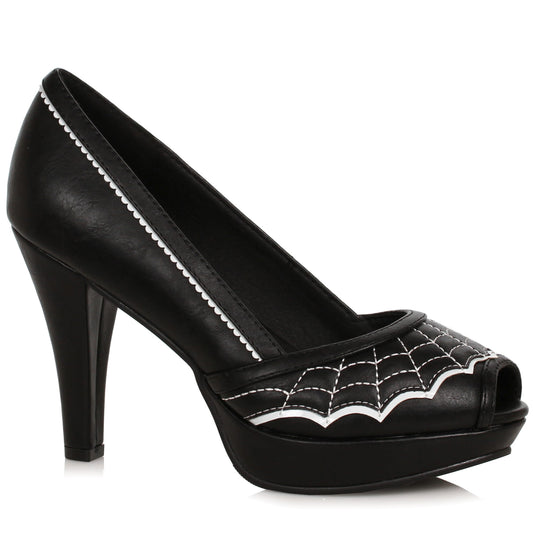 414-WIDOW Ellie Shoes 4" Women's Shoe with Web VINTAGE/RE 4 INCH HEEL PUMPS