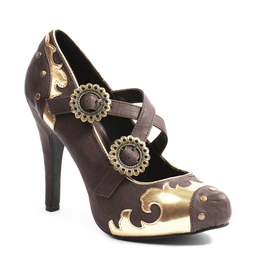 420-STEEL Ellie Shoes 4" Heel 4 INCH HEEL PUMPS