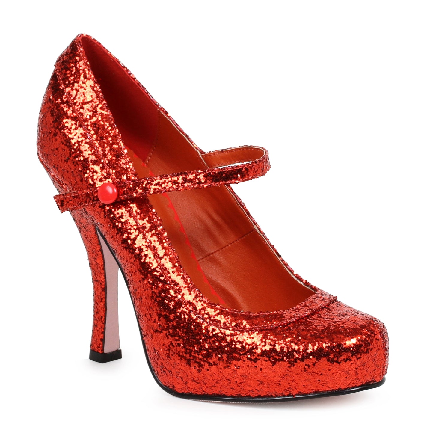 423-CANDY Ellie Shoes 4" Glitter Mary Jane With 1Concealed Platform. 