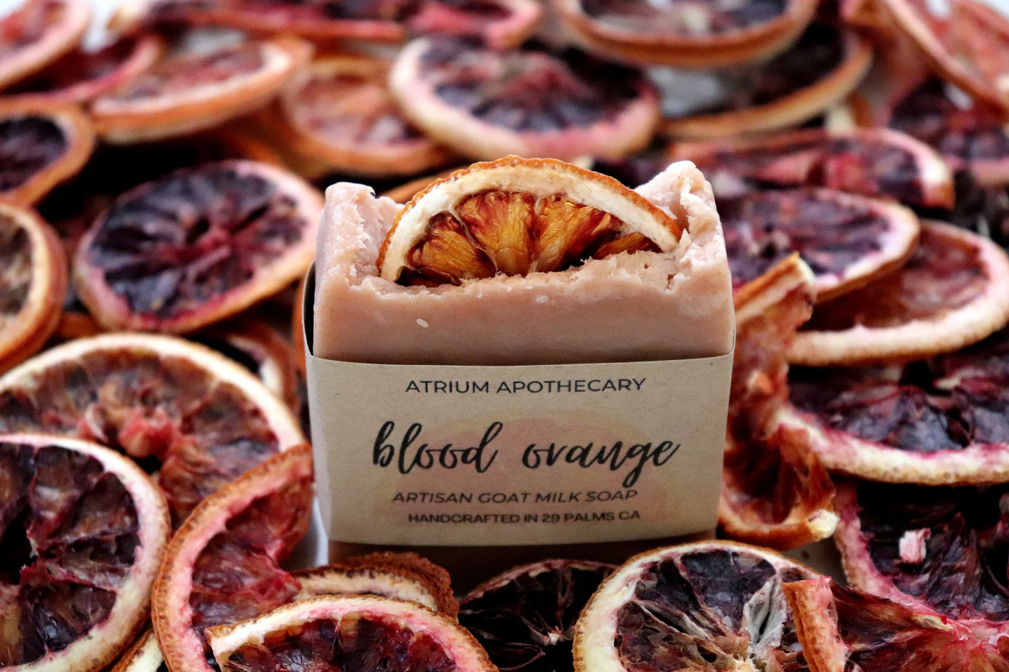 Blood Orange Soap Handmade Artisan Natural Soap Hip Crypt Atrium Apothecary 