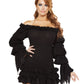 4770 - Ruffled Pirate Dress with Sleeves & Multi Layered Skirt