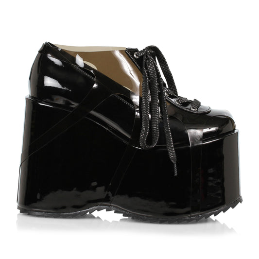 500-SUNNY Ellie Shoes 5" Chunky Platform Shoe with Laces 5 INCH HEEL