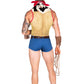 5019 - 4pc Playful Sheriff Mens Costume