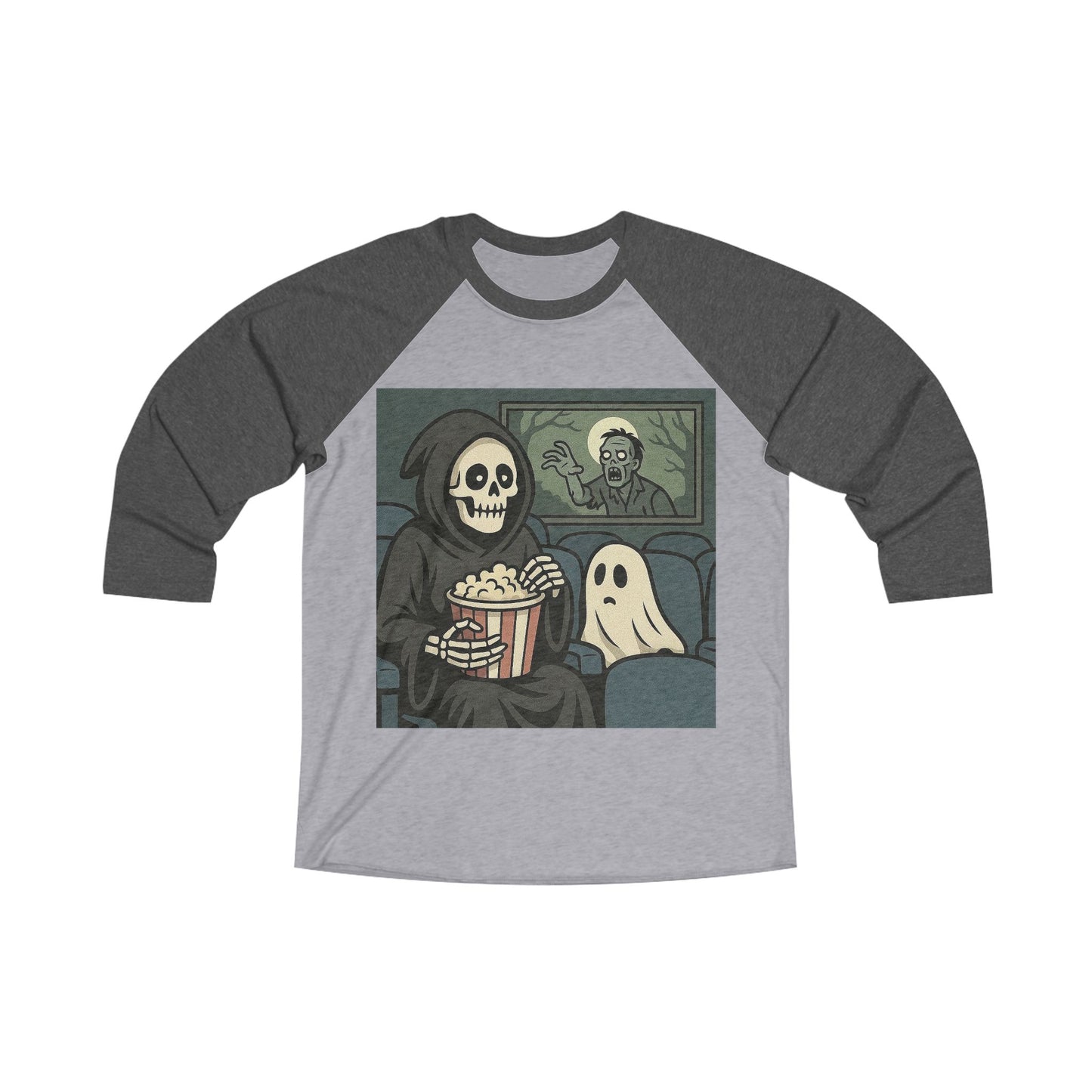 Death at a Horror Flick  Raglan Tee