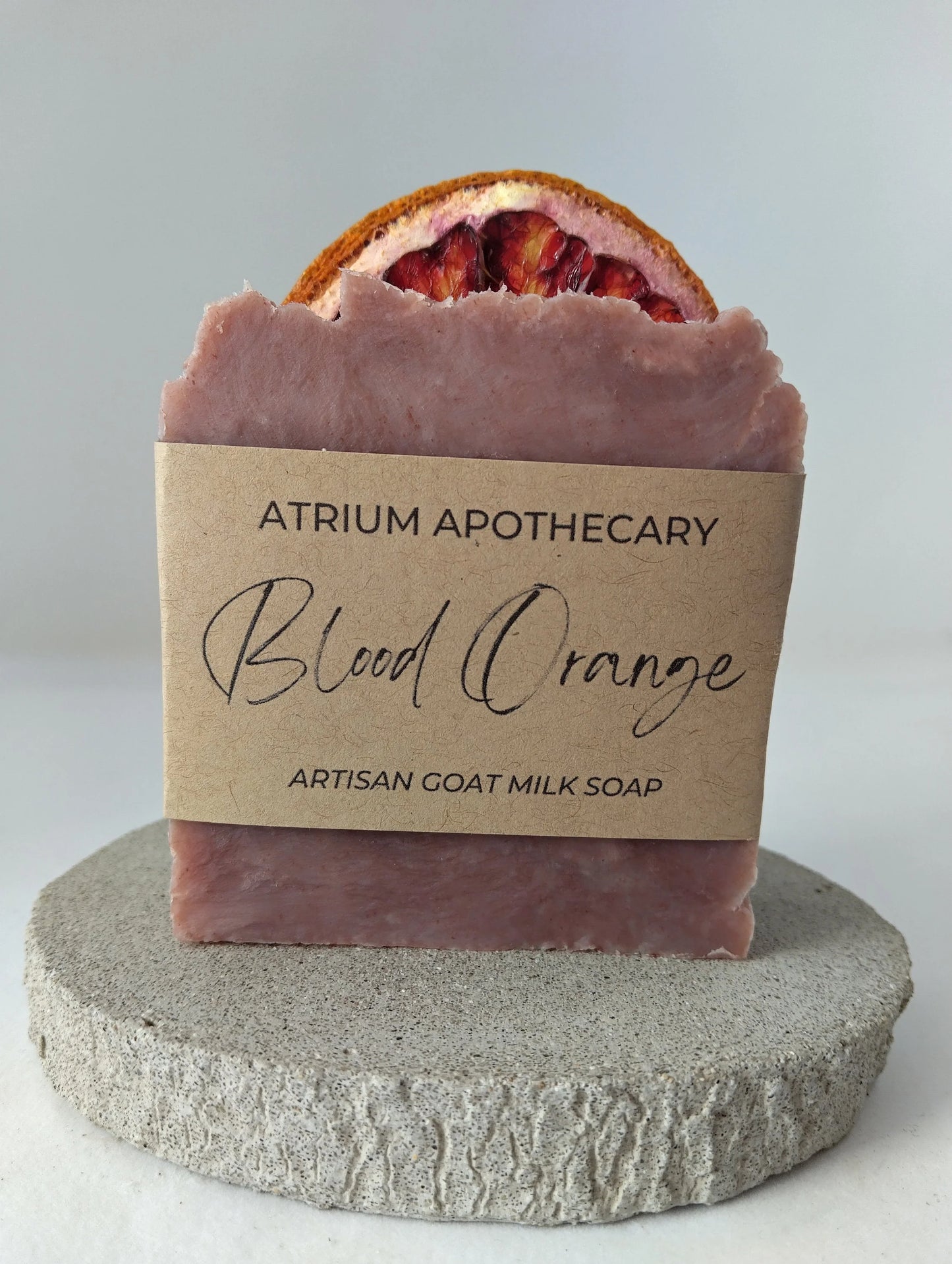 Blood Orange Soap Handmade Artisan Natural Soap Hip Crypt Atrium Apothecary 