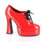 557-AMBER Ellie Shoes 5.5" Chunky Heel Oxford. 5 INCH HEEL SALES 5 IN