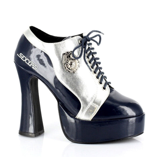 557-ARREST Ellie Shoes 5.5" Police Oxford Shoe. 5 INCH HEEL SALES 5 IN