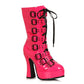 557-MELINOE Ellie Shoes 5.5" Chunky Heel Women's Boots FESTIVAL ANKLE BOOT 5 INCH HEEL