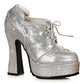 557-STARDUST 5.5" Heel Glitter PU with Stars Shoe
