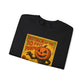 B Movie Crewneck Sweatshirt - "Attack of the 10 Foot Pumpkin" Vintage Poster Design