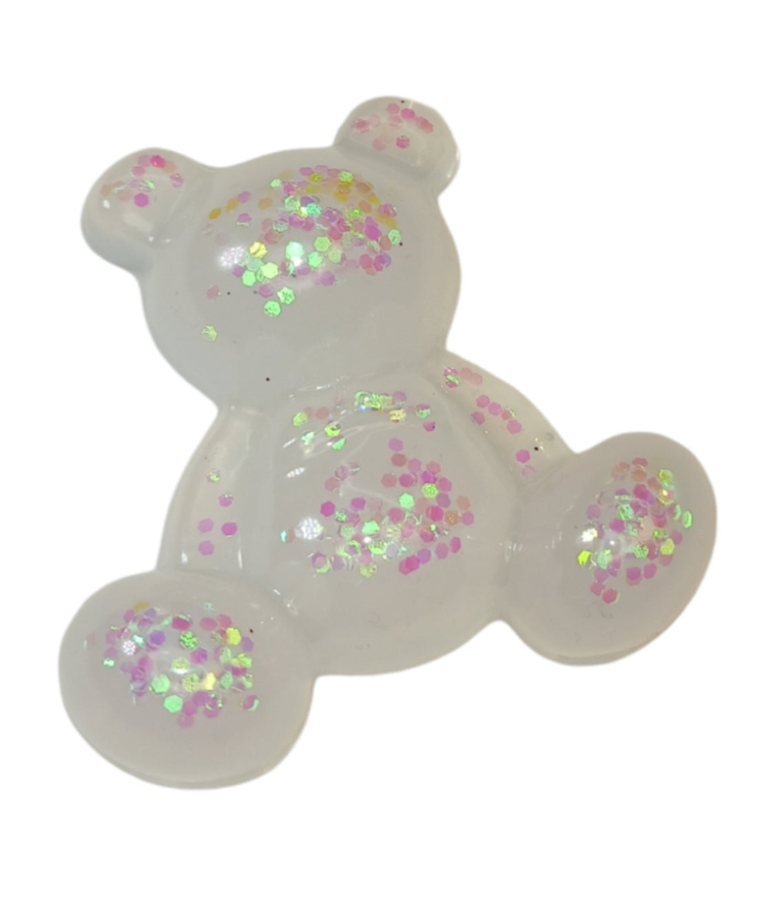 Winter White Resin Bear