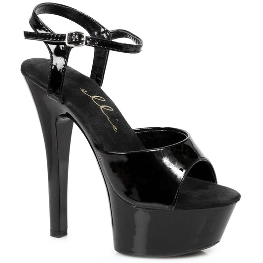601-JULIET Ellie Shoes 6" Heel Sandal EXTENDED S 6 INCH HEEL