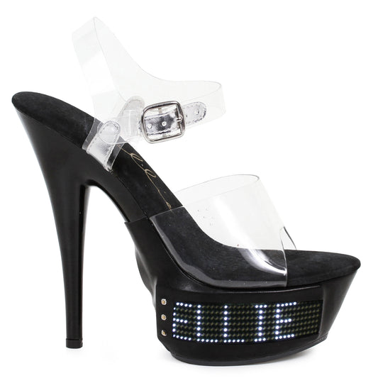 609-BROOK-LED Ellie Shoes 6" LED LIGHT UP SHOE 6 INCH HEEL