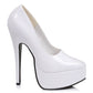 652-PRINCE Ellie Shoes 6.5" Stiletto Heel Pump. EXTENDED S 6 INCH HEEL PUMPS