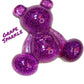 Grape Sparkle Resin Bear