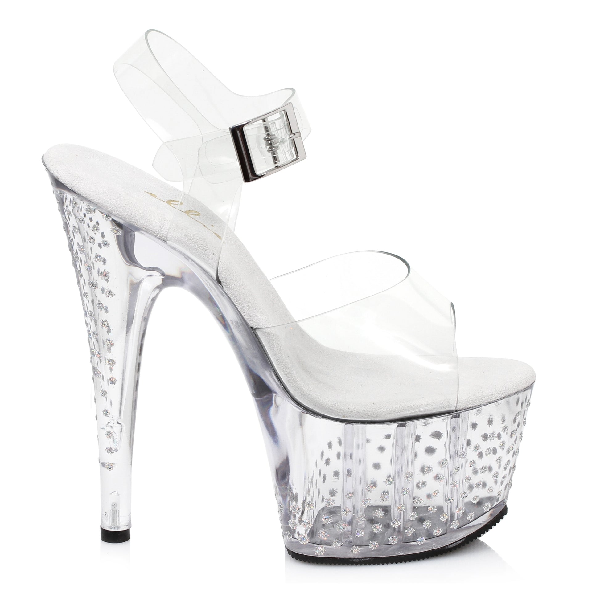 709-OLLIE Ellie Shoes 7" Inch Sandal 7 INCH HEEL SALES 7 &