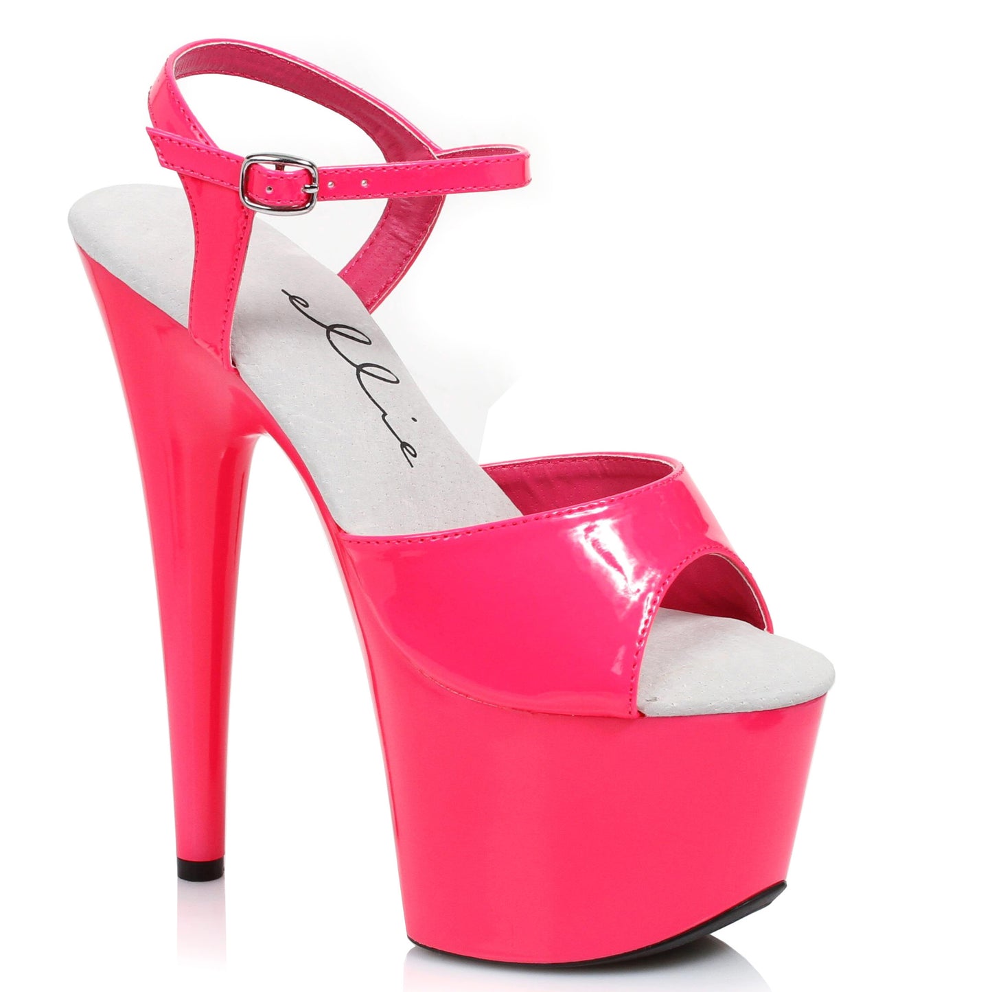709-SOLARIS Ellie Shoes 7" Neon Stiletto Sandal. 7 INCH HEEL SALES 7 &