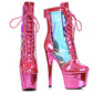 709-TRACY 7" Stiletto Hologram Ankle Bootie