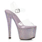 709-ZIAMOND Ellie Shoes 7" Stiletto With Multi-color Rhinestone Platform 7 INCH HEEL
