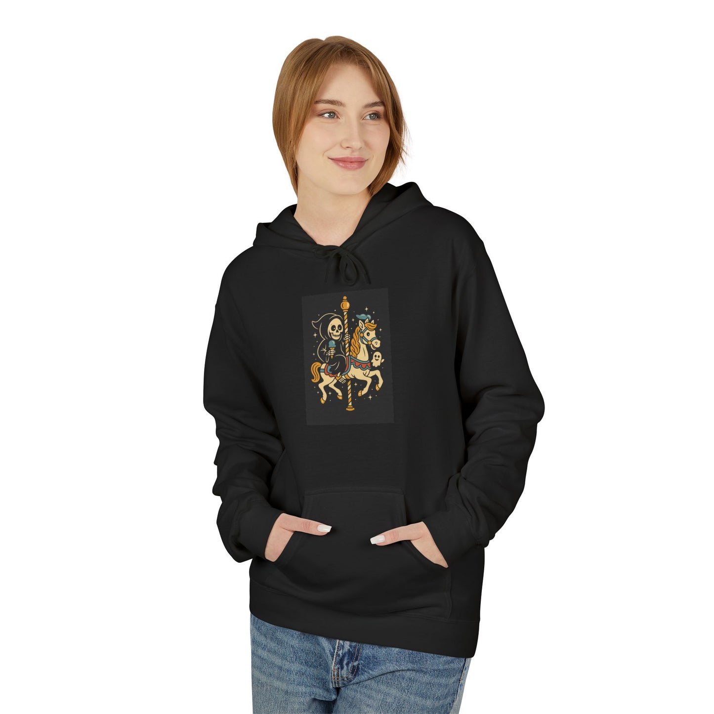 Death on the Carousel Graphic Hoodie