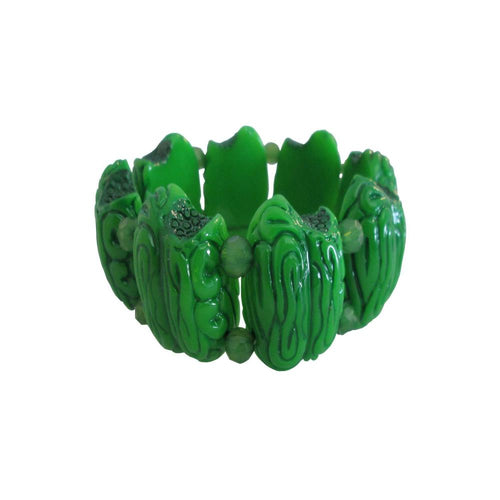 Zombie Brain Bead Bracelet