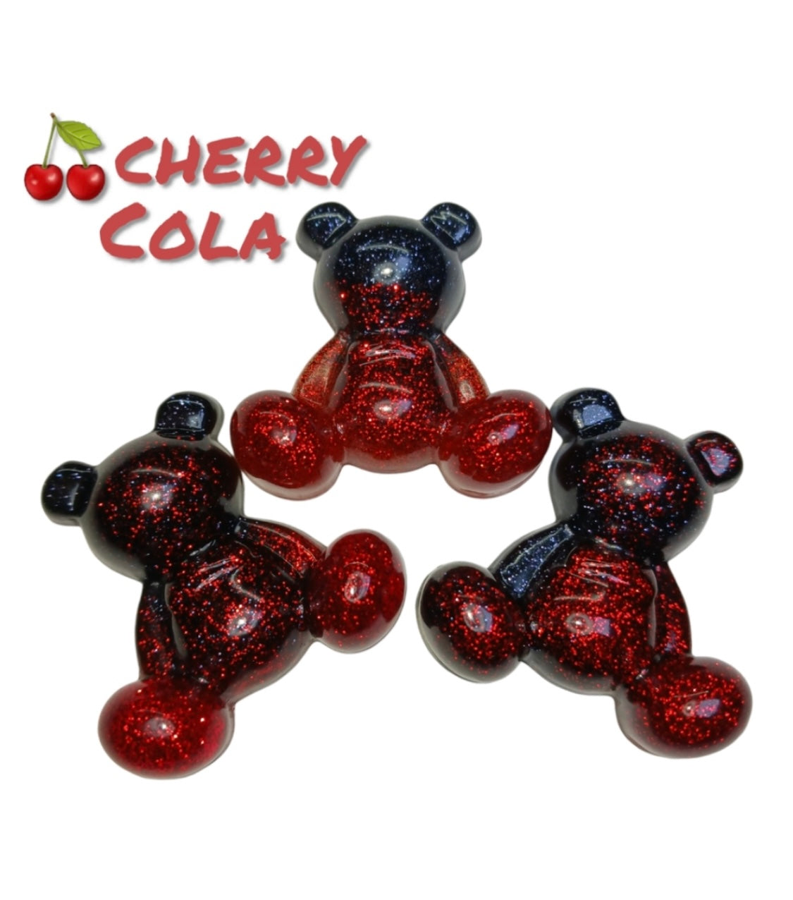 Cherry Cola Resin Bear