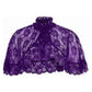 Purple Lace Cape Gothic Clothing Hip Crypt Daisy Corsets