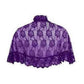 Purple Lace Cape Gothic Clothing Hip Crypt Daisy Corsets