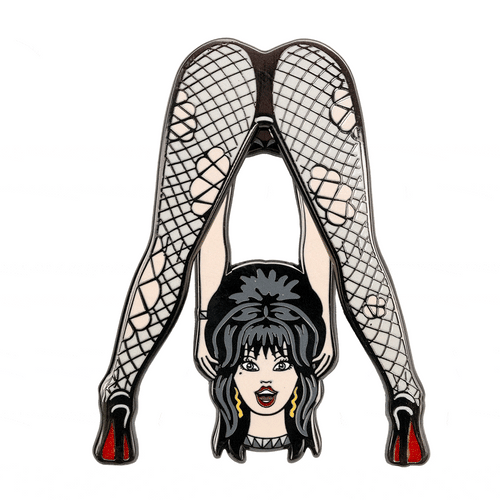 Elvira Headless Legs Moving Enamel Pin Hip Crypt Kreepsville
