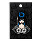 Elvira Spinning Spiders Enamel Pin
