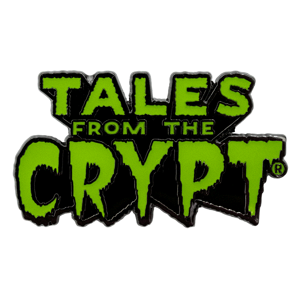 Tales From The Crypt Logo Glow Enamel Pin Badge Hip Crypt Kreepsville