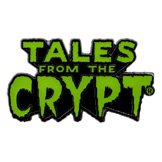 Tales From The Crypt Logo Glow Enamel Pin Badge Hip Crypt Kreepsville