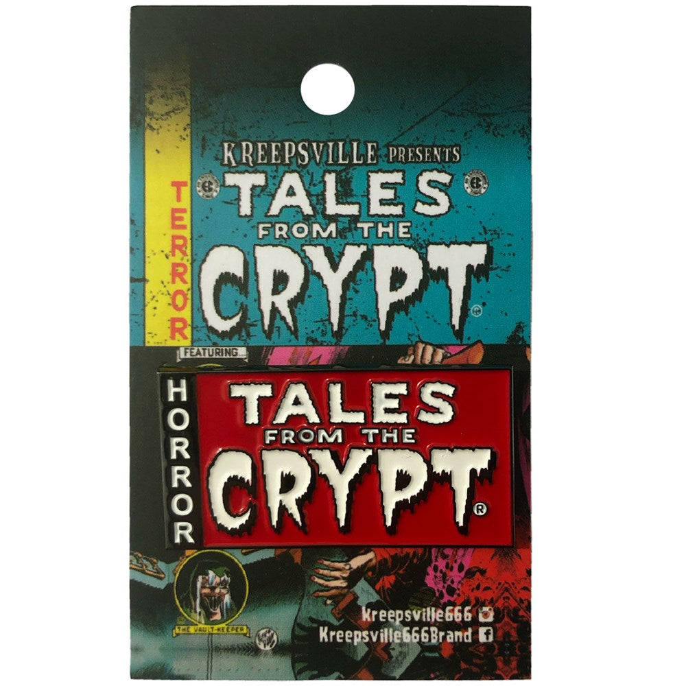 Tales From The Crypt Logo Enamel Pin Badge
