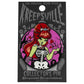 Zombie Girl Moon Glow Enamel Pin