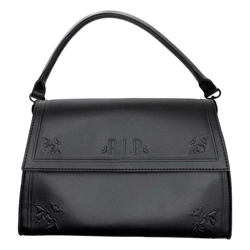 RIP Embossed Bat Doctor's Bag Hip Crypt Kreepsville