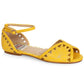 BP100-AGNES  Flat Sandals With Strap And Detailed Stitching VINTAGE/RE FLATS