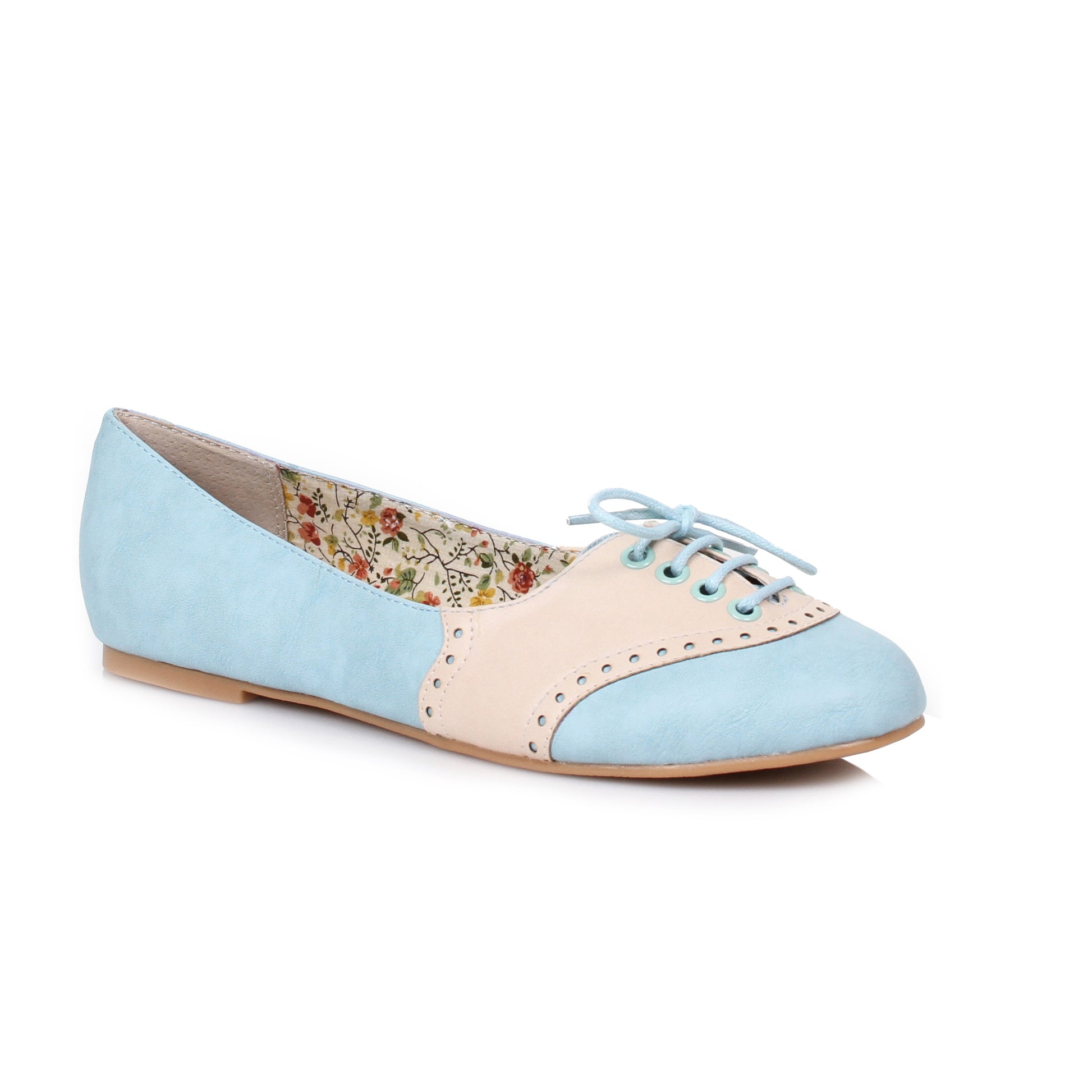 BP100-HALLE Bettie Page 1" Oxford Flat VINTAGE/RE FLATS