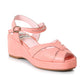 BP242-NILEY Bettie Page 2" Peep Toe Wedge VINTAGE/RE 2 INCH HEEL
