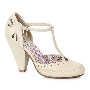 BP403-BIRDIE 4" T-Strap Shoe With Detail