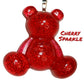 Cherry Sparkle Resin Bear