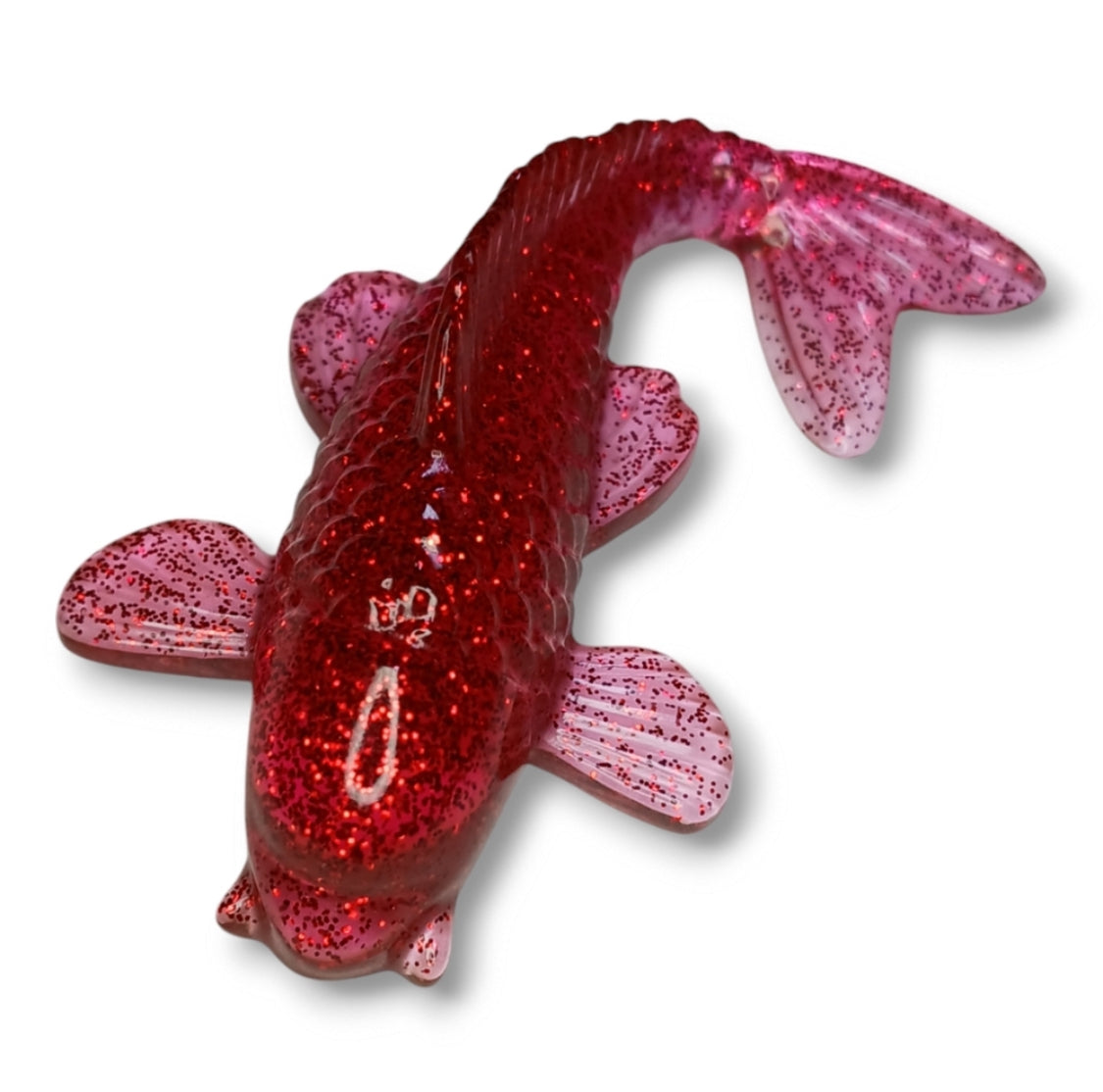 Red Sparkle Koi Fish