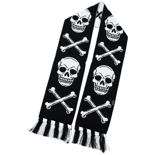 Skull Crossbone Knit Scarf Hip Crypt Kreepsville