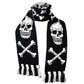 Skull Crossbone Knit Scarf