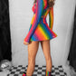 FE214 - Rainbow Mesh Skirt