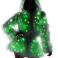 FE299 - Light-Up Lurex Shag Skirt