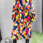 FR154 - Unisex Faux Fur Mid-Length Coat for Rave Clubwear Festival at Hip Crypt by J. Valentine 