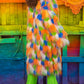FR154 - Unisex Faux Fur Mid-Length Coat for Rave Clubwear Festival at Hip Crypt by J. Valentine 